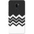 Coolpad Cool 1 Case, Zig Zag Lines Black White Silver Slim Fit Hard Case Cover/Back Cover for Coolpad Cool 1