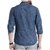 Urbano Fashion Men's Blue Casual Slim Fit Denim Shirt