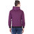 kristof purple sweatshirt with hood and kangaroo pockets