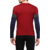 Urbano Fashion Men's Red-Blue  Round Neck Full Sleeve Plain Cotton T-Shirt