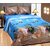 Polycotton 3D Double bedsheet with 2 Pillow Covers ( PL-43)