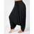 Black Harem Pants For Women- Rayon