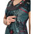 Be You Serena Satin Red-Green Women Floral Printed Maternity - Nighty Combo pack of 2