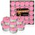6th Dimensions Scented Tea Light Set Of 50 Pieces Pink Tea Light Candles
