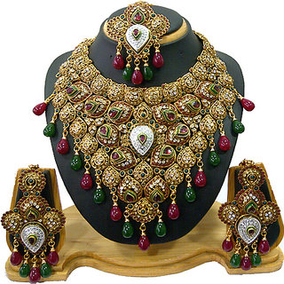 Shopclues bridal cheap jewellery set