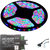 MIHOO Self Adhesive SMD Strip LED Light in (RGB) With LED Driver  Power Cord