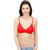 Viral Girl Women's Cotton Red Molded Cups Everyday Bra