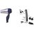 Combo Branded Hair Dryer + Mens Rechargeable Cordless NS -216 Trimmer