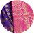 Meia Purple Banarasi Silk Self Design Festive Saree With Blouse