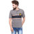 Teesort Men's Solid Grey T-shirt