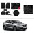 AutoStark Anti Slip Noodle Car Floor Mats Set of 5-Black For Maruti Suzuki New Baleno