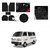 AutoStark Anti Slip Noodle Car Floor Mats Set of 5-Black For Maruti Suzuki Omni (Maruti Van)