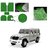 AutoStark Anti Slip Noodle Car Floor Mats Set of 5-Green For Mahindra Bolero