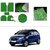 AutoStark Anti Slip Noodle Car Floor Mats Set of 5-Green For Tata Indica Vista