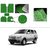 AutoStark Anti Slip Noodle Car Floor Mats Set of 5-Green For Chevrolet Tavera