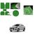 AutoStark Anti Slip Noodle Car Floor Mats Set of 5-Green For Maruti Suzuki New Swift Dzire 2017
