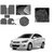 AutoStark  Anti Slip Noodle Car Floor Mats Set of 5-Grey For Hyundai Verna Fluidic