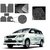 AutoStark  Anti Slip Noodle Car Floor Mats Set of 5-Grey For Toyota Innova