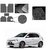AutoStark  Anti Slip Noodle Car Floor Mats Set of 5-Grey For Toyota Etios Liva