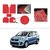 AutoStark Anti Slip Noodle Car Floor Mats Set of 5-Red For Maruti Suzuki Ertiga