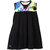 Lil Orchids Girls Casual Black Rayon Dress