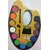 Water Colors Plastic Artist Palette with brush, for kids