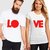 Love Strips Couple Combo T-shirts