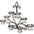 Hosley 8 cup wall sconce with free tealights