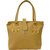 Bagizaa Beige PU Handbag For Women With Zip Closure ,Fixed Strap
