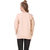 Texco Peach Distructed Patched Winter Sweatshirt