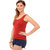 Hothy Womens's Red & Black Camisole (Pack of 2)