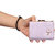 Purple Color Small Umbrella Wallet Button Clutch Purse Bag Faux Leather Women Wallets
