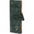 Umbrella Tassel Dark Green Color Dual Snap Fasteners Long Clutch Wallet for Women