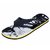 Indistar Mens Multicolored Canvas Sneakers And Haiwaii House Slippers (Pack Of 2)