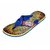 Indistar Mens Multicolored Canvas Sneakers And Haiwaii House Slippers (Pack Of 2)
