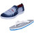 Indistar Mens Multicolored Canvas Sneakers And Haiwaii House Slippers (Pack Of 2)