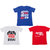 IndiWeaves Mens 3 Cotton Printed T-Shirt (Pack Of 3)-Multicolor-Size-Large