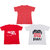 IndiWeaves Mens 2 Cotton Printed T-Shirt And 1 Jasper T-Shirt (Pack Of 3)-Multicolor-Size-Large