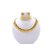 Gahane Kundan style Pearls Stitched Short Necklace Earings set