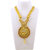 Gahane Kundan Style Gold Polished Long Necklace set With Earings