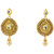 Gahane Kundan Style Gold Polished Long Necklace set With Earings