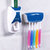 VS - Automatic Toothpaste Dispenser with 5 Toothbrush Holder Set (Color - As per Availability)