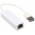 USB 2.0 to fast Ethernet 10/100 RJ45 Network LAN Adapter Card White by Sheen