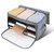 3-Slot Bamboo Charcoal Foldable Window Clothes Cloth Storage Organizer Bag Box