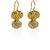 Irene 18K Gold Plated Earring With Golden Rutiled Quartz Gemstone For Women