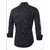 AA Black Dotted Slim Fit 100 Cotton With Regular Collar Casual Shirt For Boys