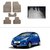 AutoStark Best Quality Set of 5 Carpet Beige Car Foot Mat / Car Floor Mat for Hyundai Eon