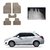 AutoStark Best Quality Set of 5 Carpet Beige Car Foot Mat / Car Floor Mat for Maruti Suzuki Swift Dzire (Old)