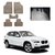 AutoStark Best Quality Set of 5 Carpet Beige Car Foot Mat / Car Floor Mat for BMW X-1