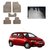 AutoStark Best Quality Set of 5 Carpet Beige Car Foot Mat / Car Floor Mat for Chevrolet Aveo Uva